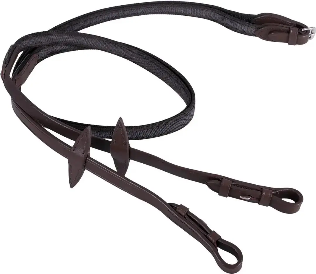 QHP Teugel Antislip Black Full - Zwart