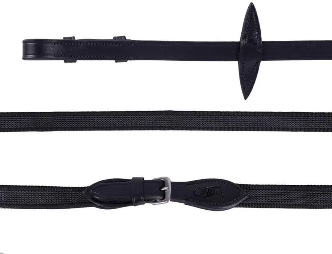 QHP Teugel Pony - Anti-Slip Zwart