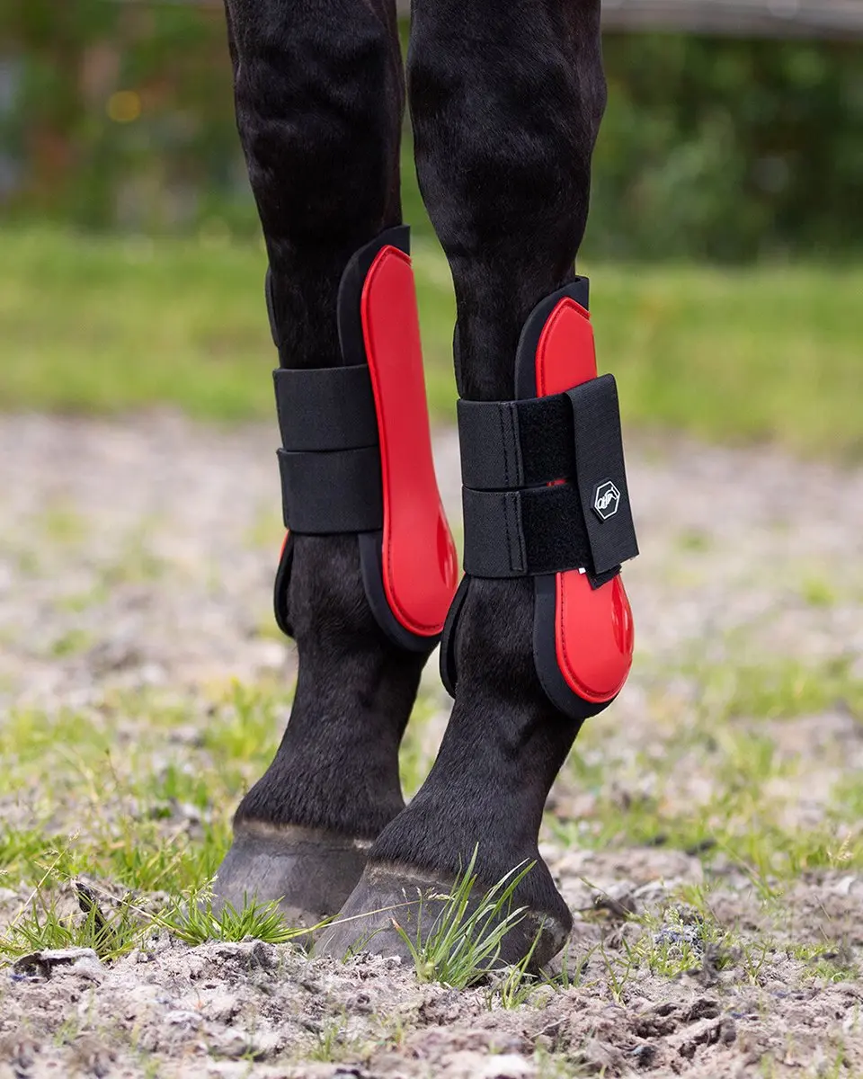 QHP Peesbeschermers Pony - Rood - 2 Stuks