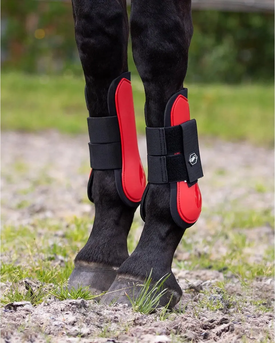 QHP Peesbeschermers Pony - Rood - 2 Stuks