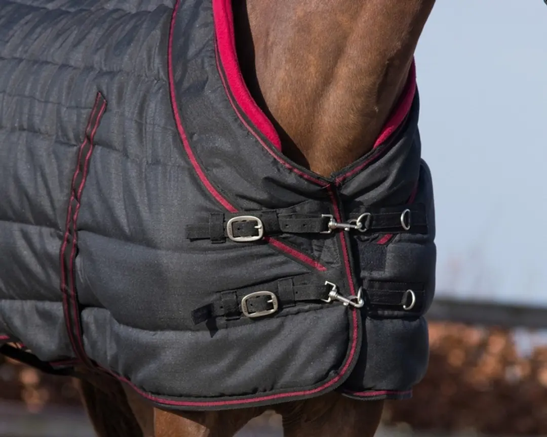 QHP Staldeken Luxe Collection 200g - 185cm - Zwart
