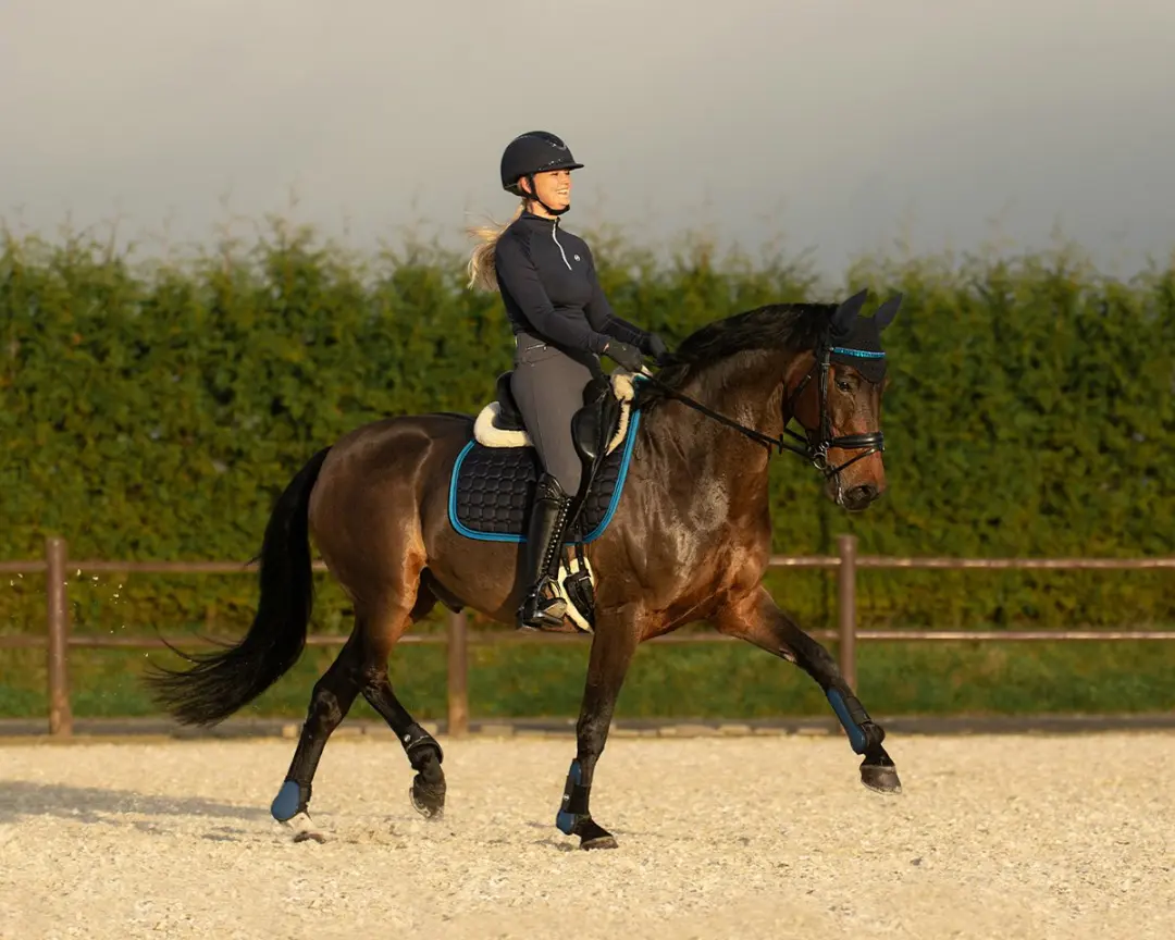 QHP Florence Zadeldek - Full - Donkerblauw