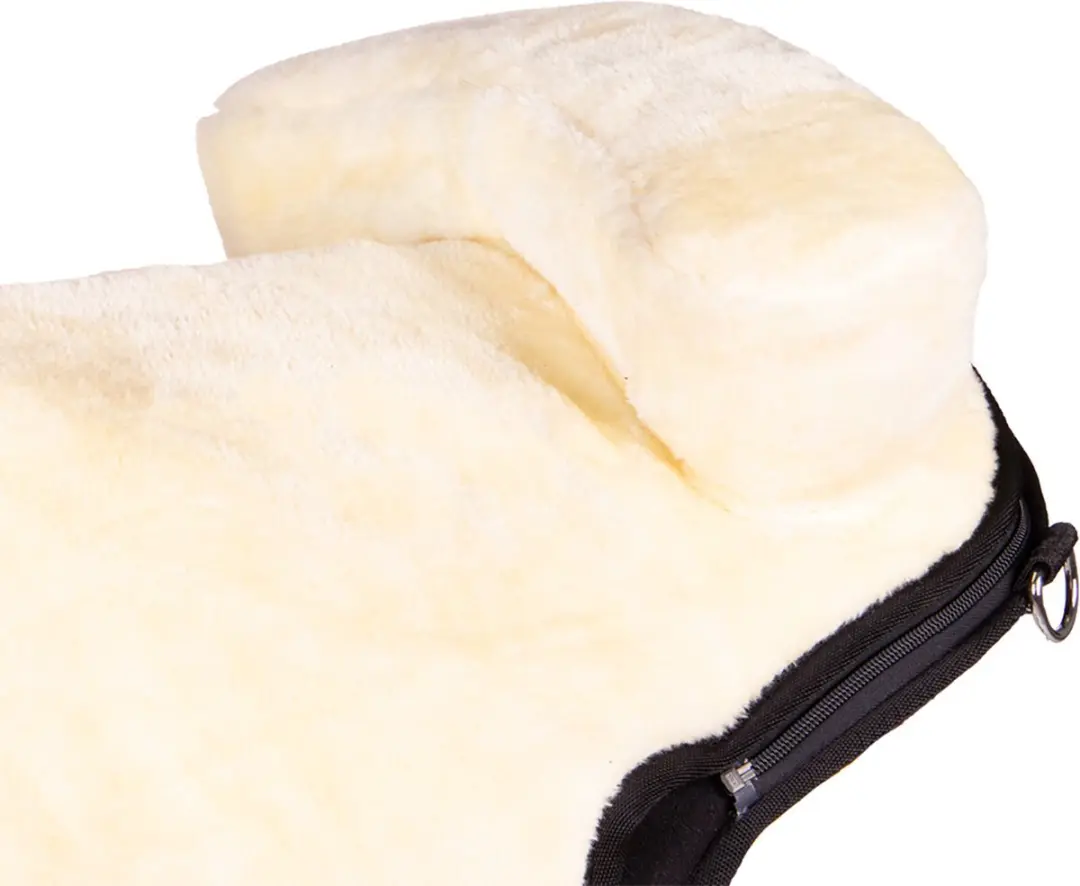 QHP Paardrijzadel Super Soft Full - Crème/Zwart