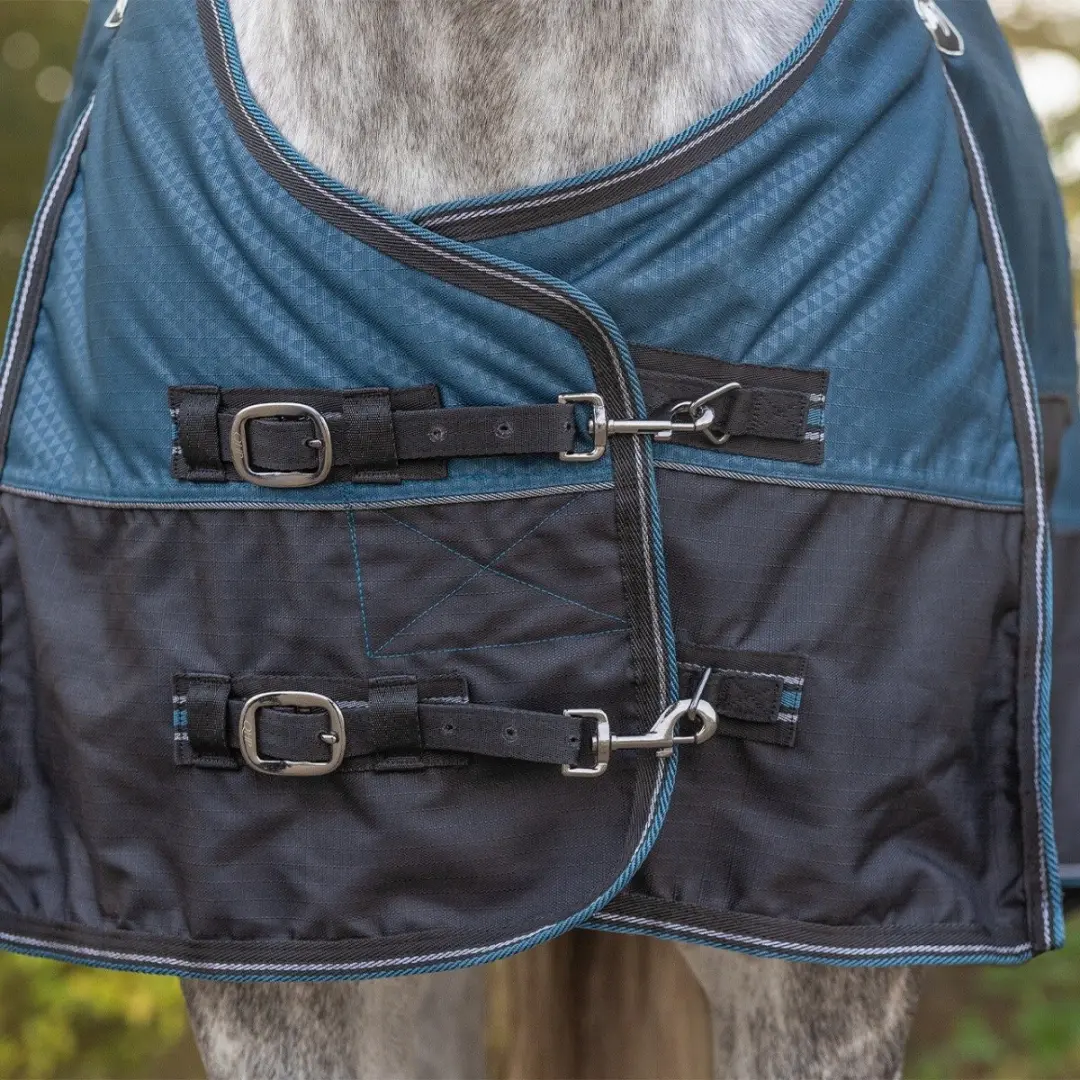 QHP Regendeken De Luxe 1200D Mystric Blue - 165cm - afbeelding 4 van 6