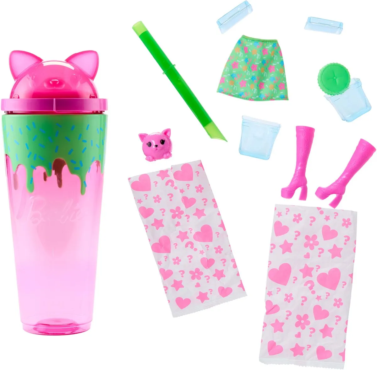 Barbie Pop Reveal Milkshake Kittenpop - JCN88 - Roze