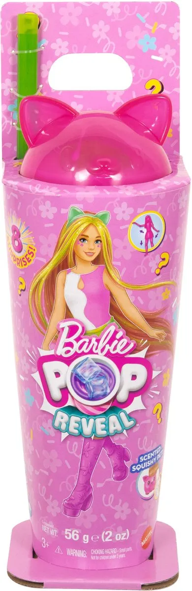 Barbie Pop Reveal Milkshake Kittenpop - JCN88 - Roze