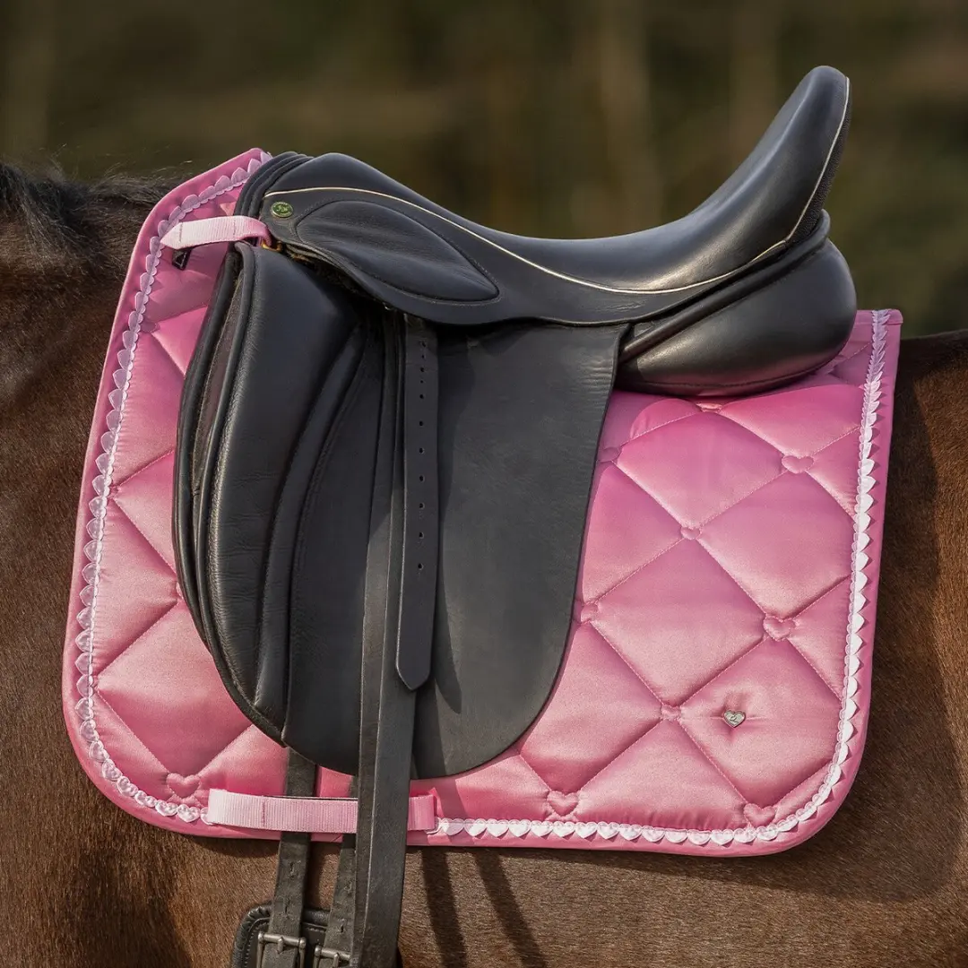 QHP LYVIA Zadeldek - Pony - Roze - afbeelding 3 van 6