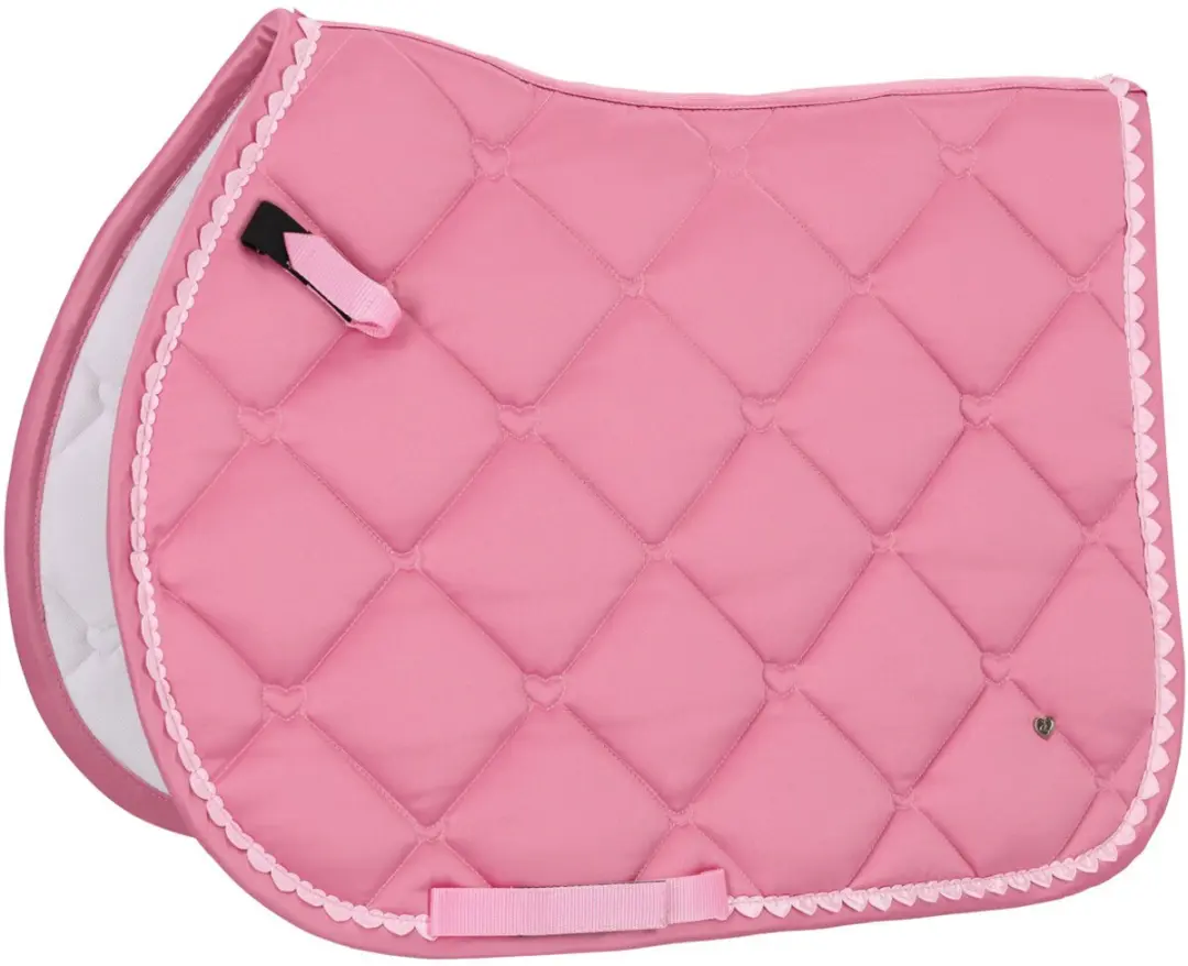 QHP LYVIA Zadeldek - Pony - Roze - afbeelding 6 van 6
