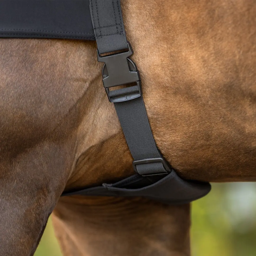 QHP Elastische Halsbeschermer L - Zwart - afbeelding 6 van 6