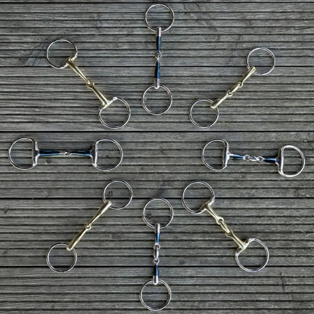 QHP Watertrens Anatomisch 12,5cm - Goud - afbeelding 5 van 5