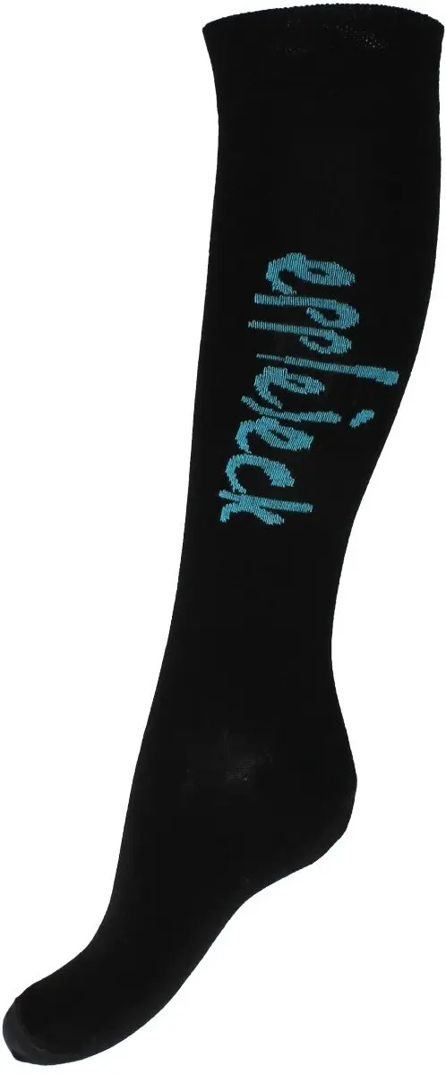 Epplejeck Sokken Neon Zwart-blauw