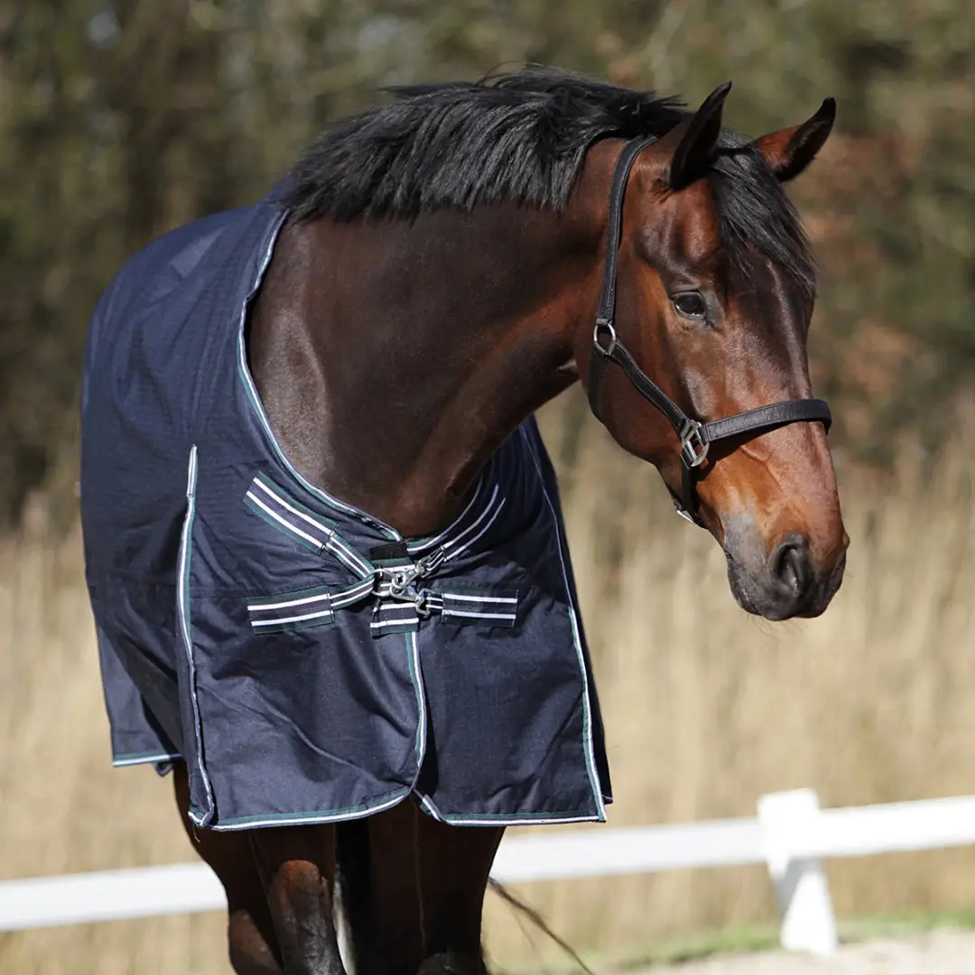 Horsegear Colcha 0gr Deken 135cm - Donkerblauw-groen