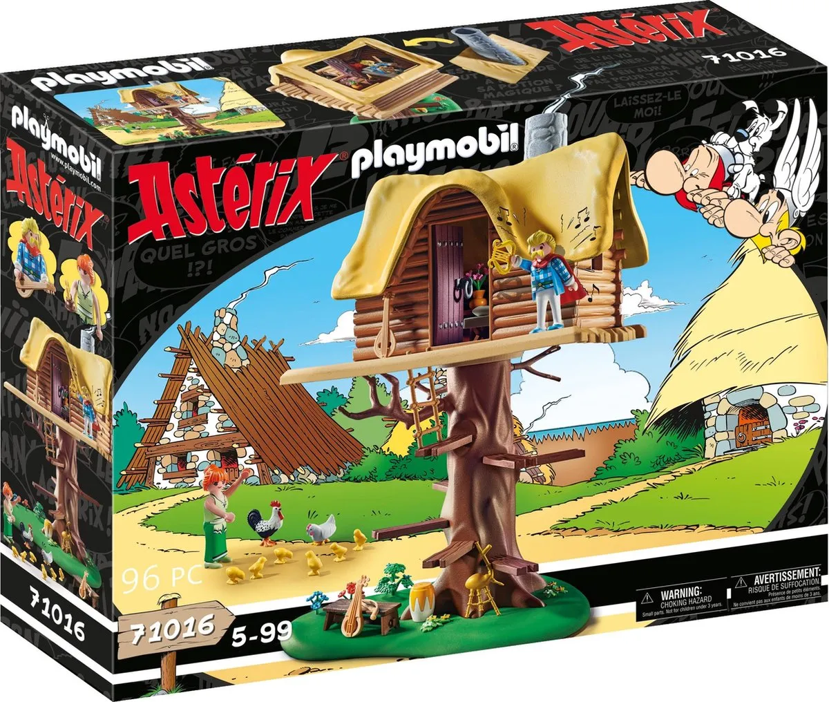 Playmobil Asterix Kakofonix Boomhut
