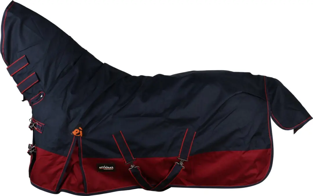 Epplejeck Outdoordeken Epplejeck Junior Full Neck 300gr Donkerblauw-rood
