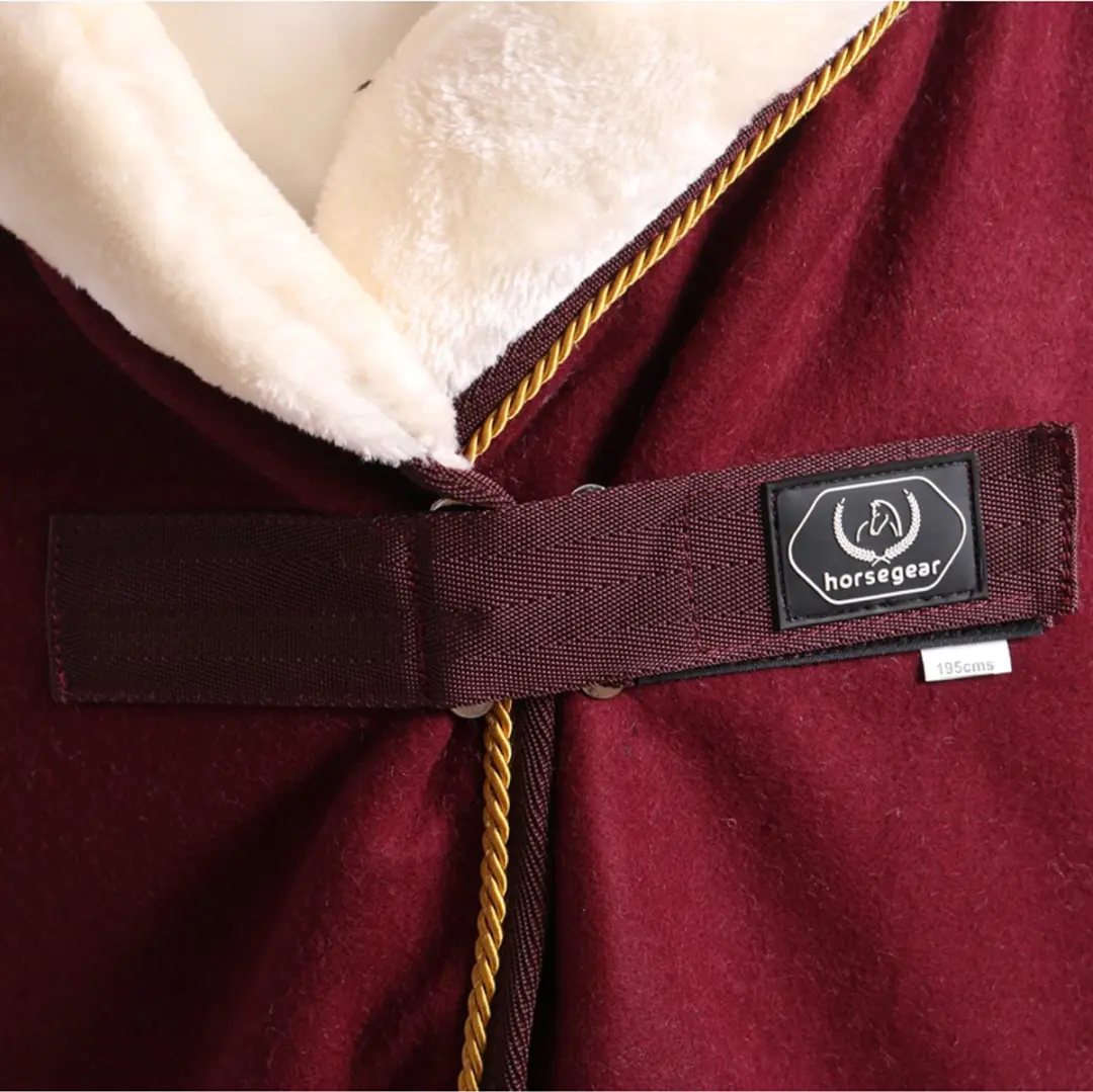 Horsegear Allure Zweetdeken 130/175 - Donkerrood