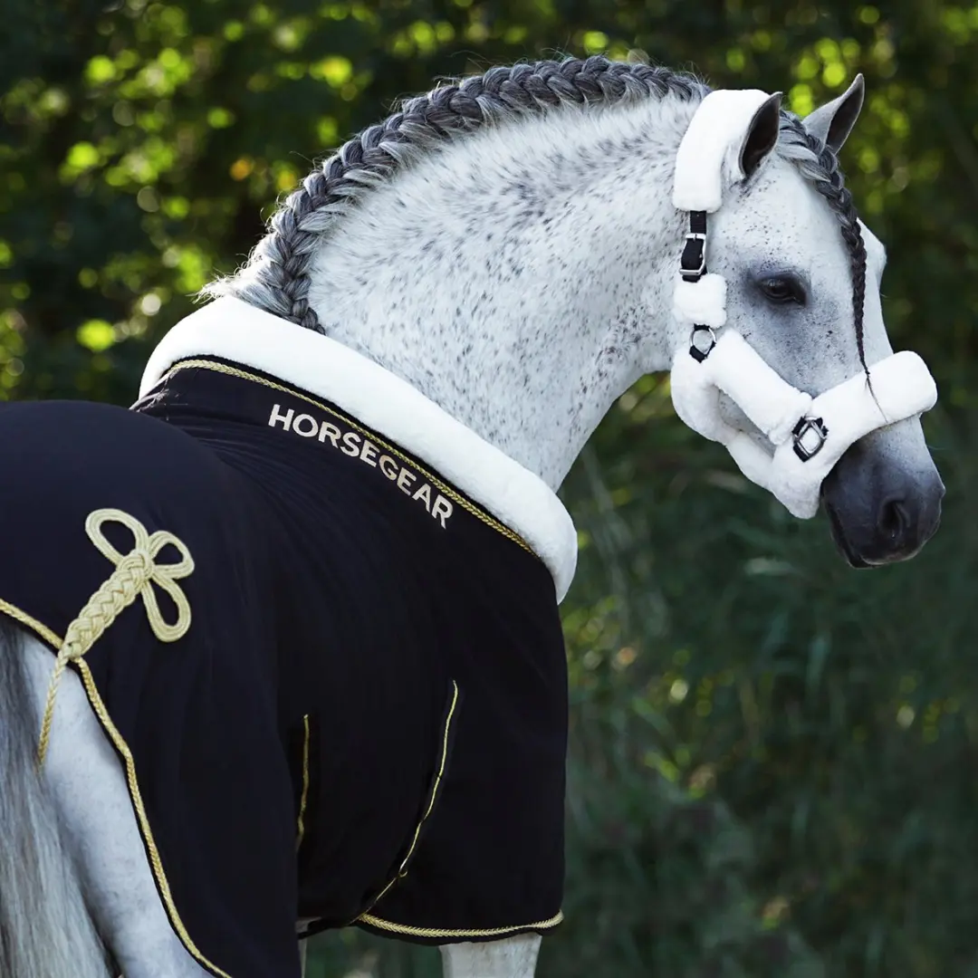 Horsegear Lyx Zweetdeken 165/215cm - Zwart