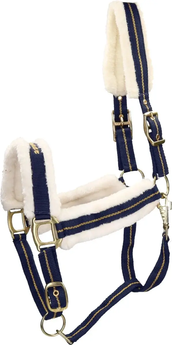 Horsegear Hglyx Halster - Full - Donkerblauw