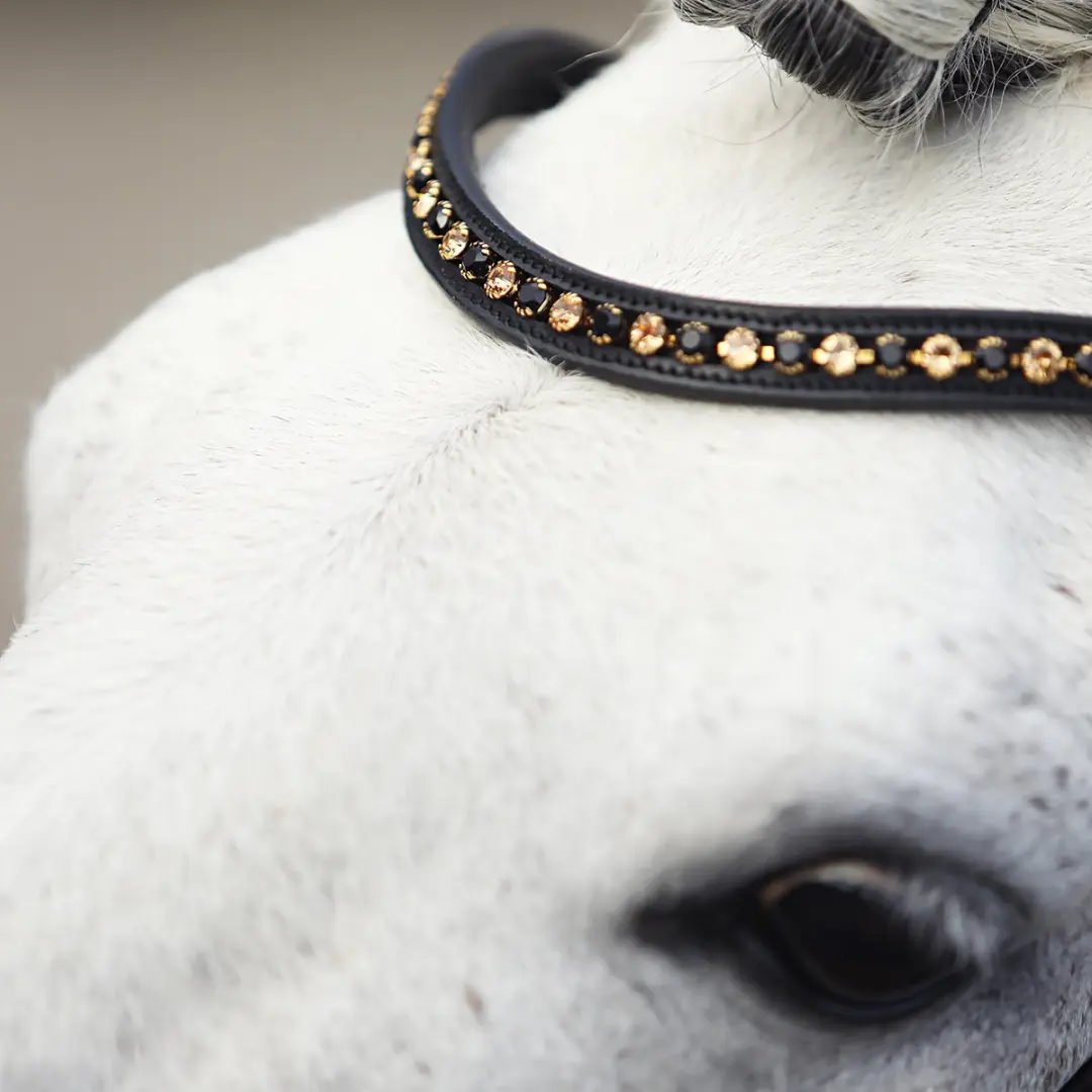 Horsegear Hoofdstel HGlembut Soft Pony - Zwart