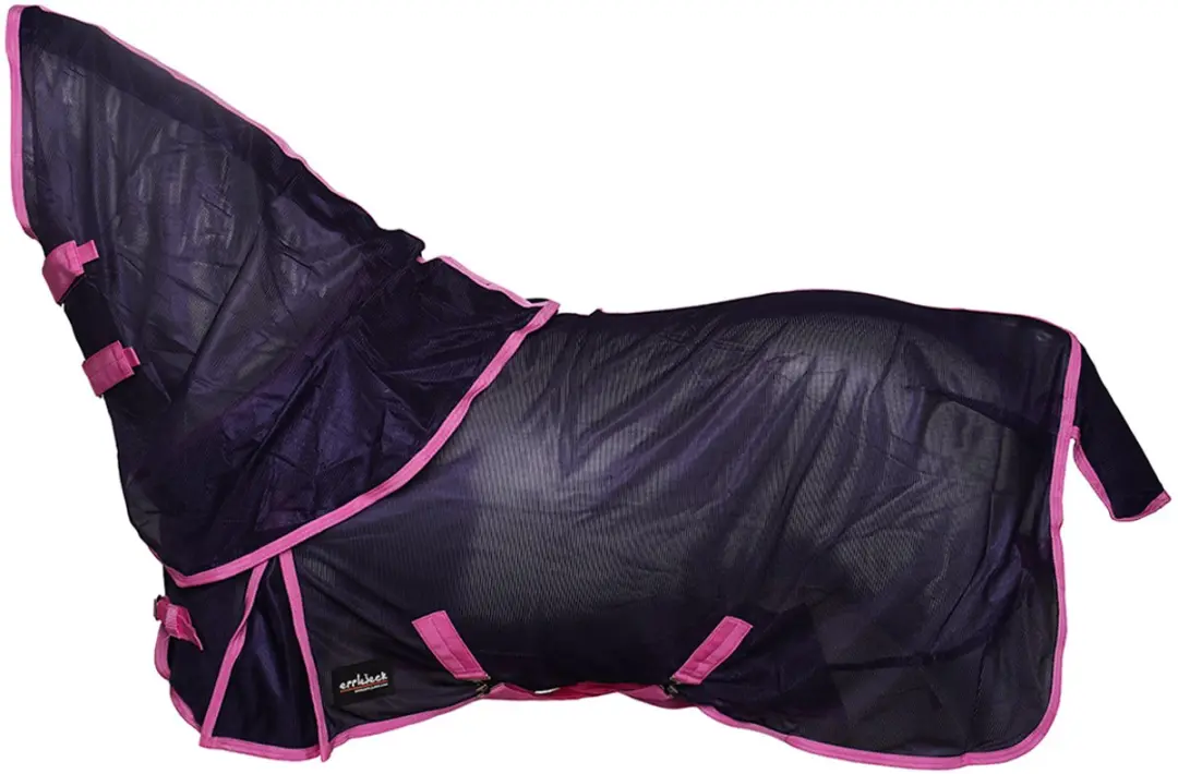 Epplejeck Vliegendeken Epplejeck Ejtiny 2.0 Met Hals Donkerblauw-roze