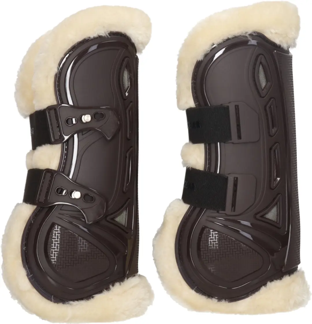 Horsegear Peesbeschermers HGprotection Full Bruin - 2 Stuks