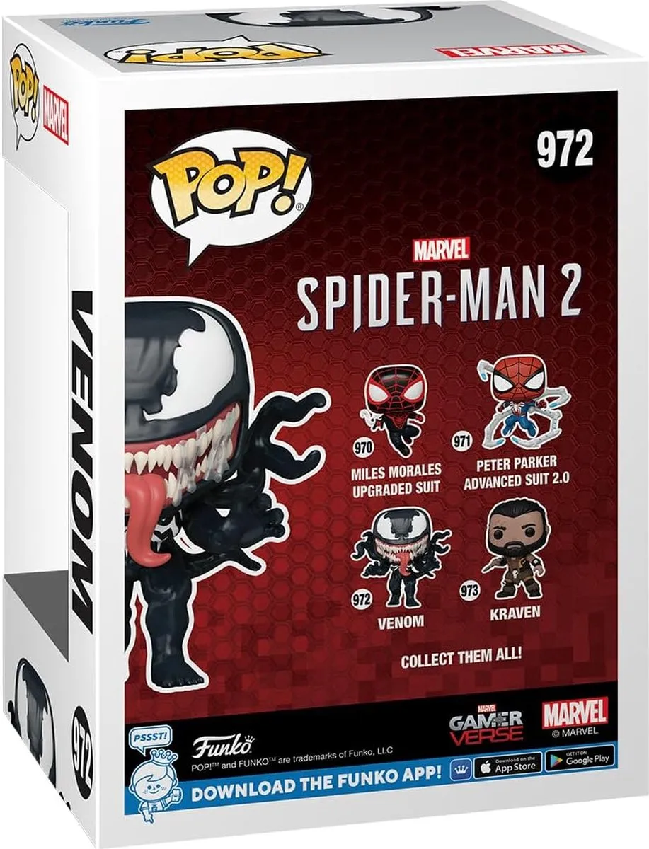 Funko Pop! Games Spider-Man 2 Venom #972 - Multi