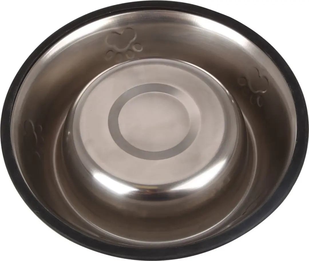 Nobleza RVS Voerbak Antislip - 710ml - Ø22,5cm - Zilver