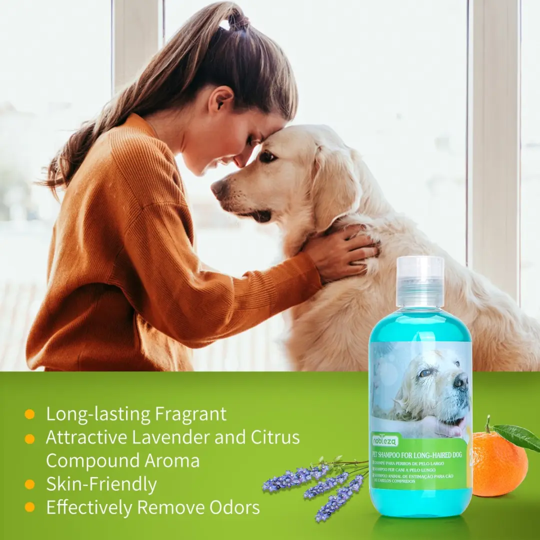 Nobleza Hondenshampoo Langharige Hond Anti-Klit Lavendel & Citrus 250ml