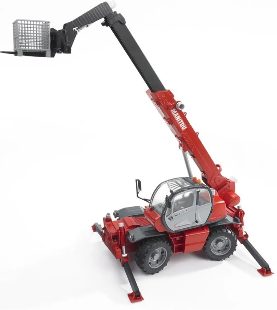 Bruder 2129 Manitou MRT 215 Speelgoedkraan - Multicolor