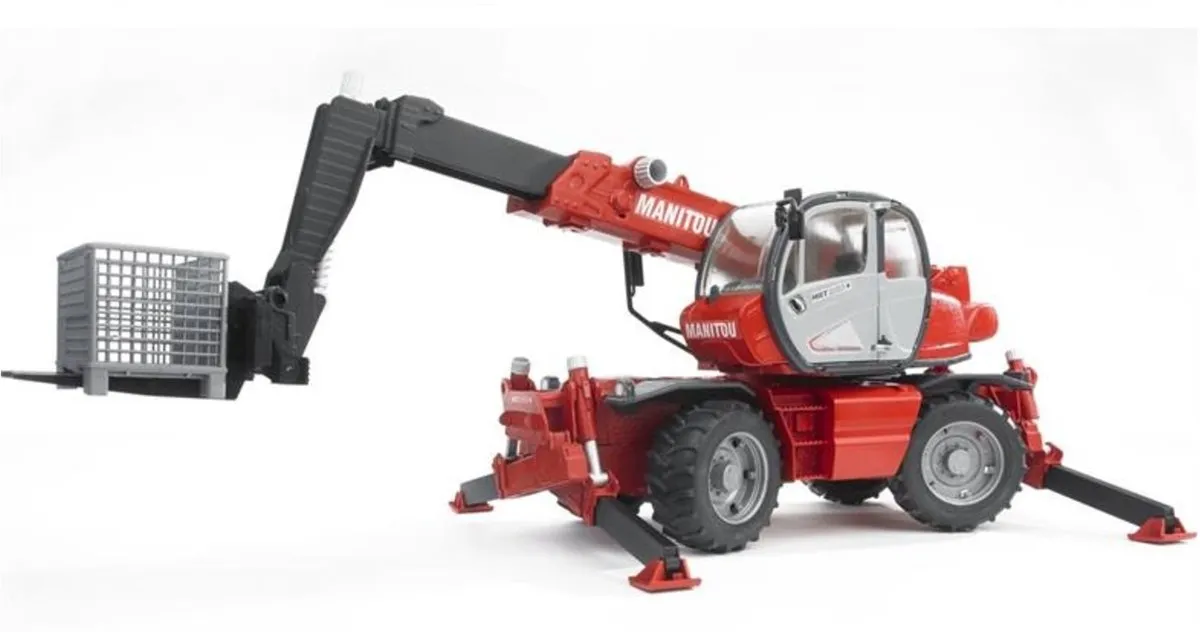 Bruder 2129 Manitou MRT 215 Speelgoedkraan - Multicolor