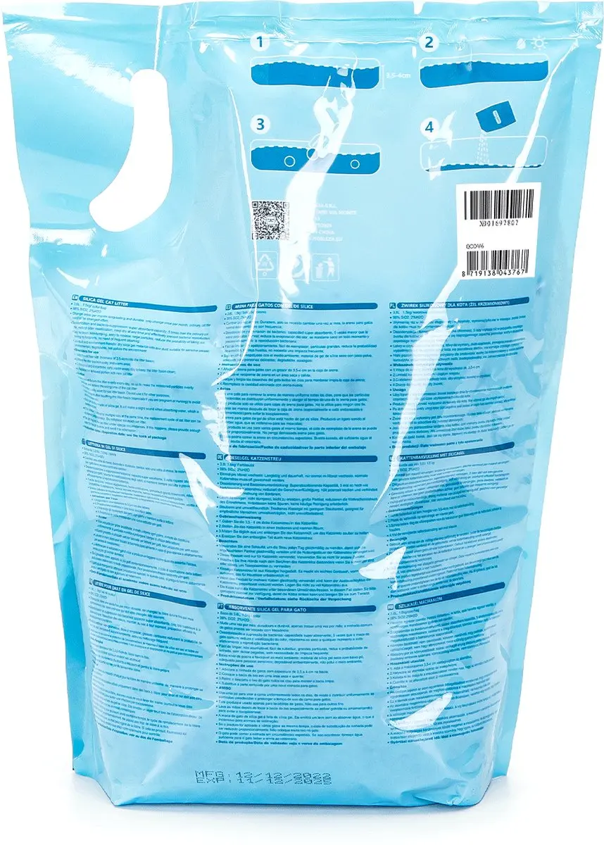 Nobleza Silicagel Kattenbakvulling 3,8L - Snel absorberend