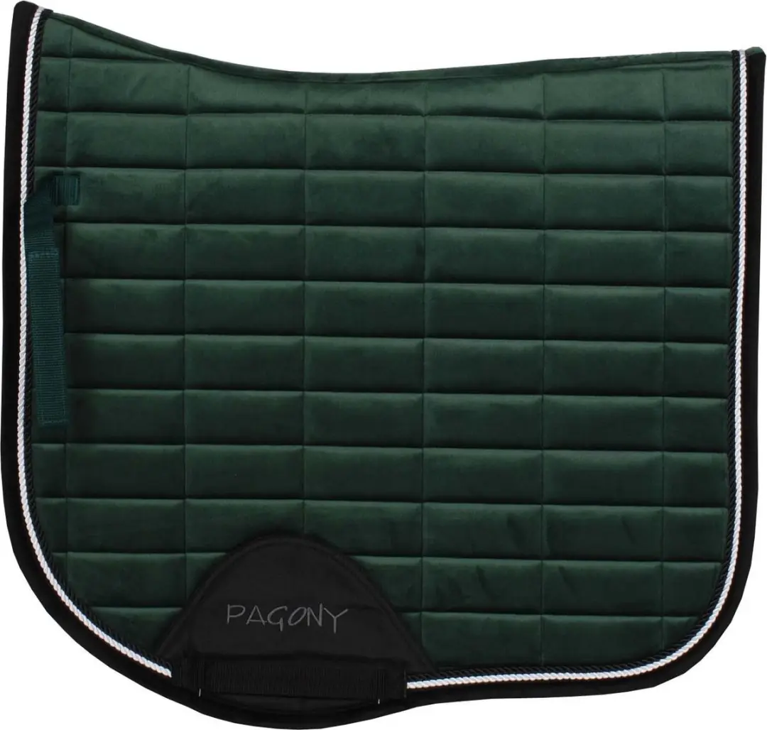 Pagony Work Velours Zadeldek Cob - Olijf