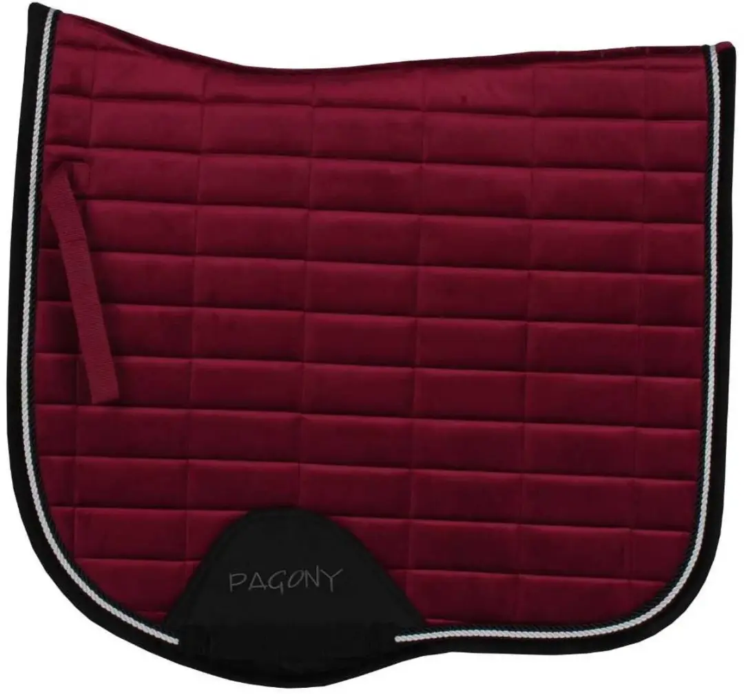 Pagony Work Velours Zadeldek Full - Bordeaux