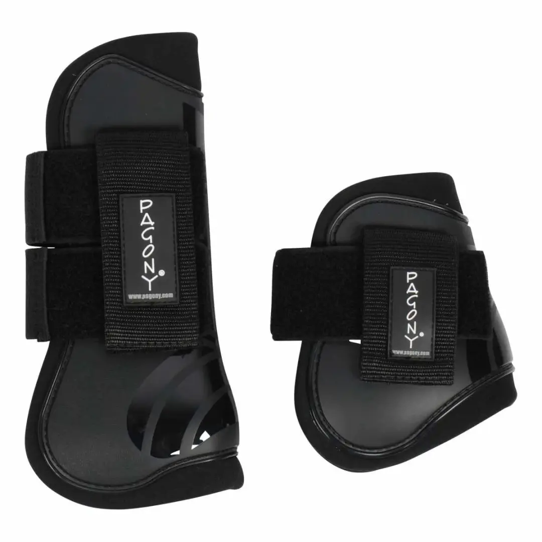 Pagony Pro Velcro Pees- en Kogelbeschermerset Pony - Grijs