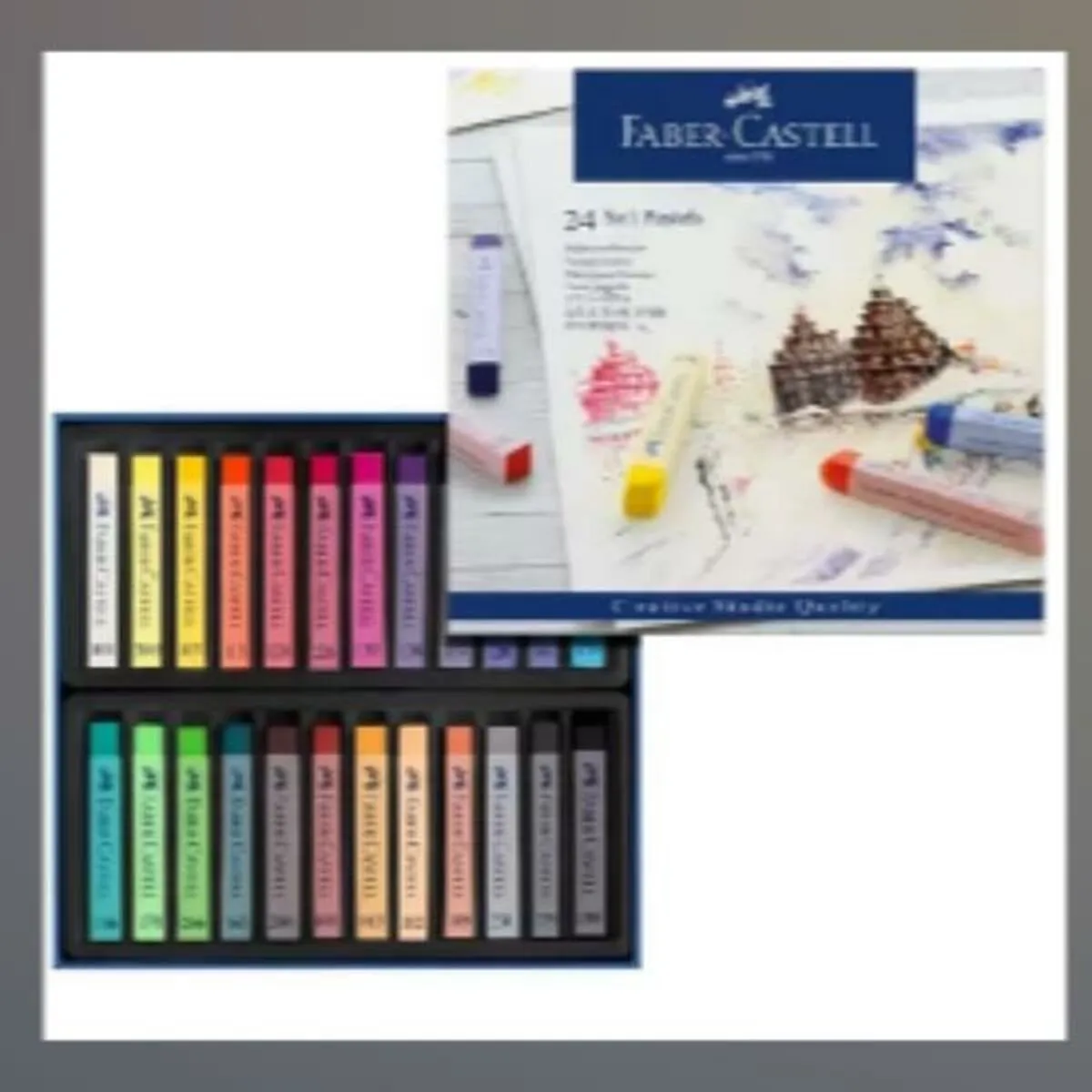 Faber-Castell Creative Studio Pastelkrijt 24 Stuks - Assorti