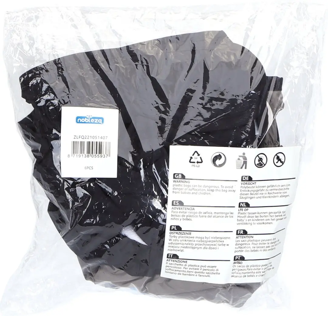 Nobleza Hondenbroekje XS - Wasbaar - 25-30 cm - Zwart