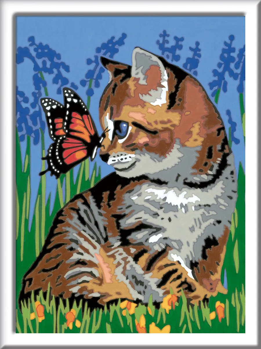 Ravensburger CreArt Best Friends Schilderen op nummer - 15 Kleuren - Multicolor