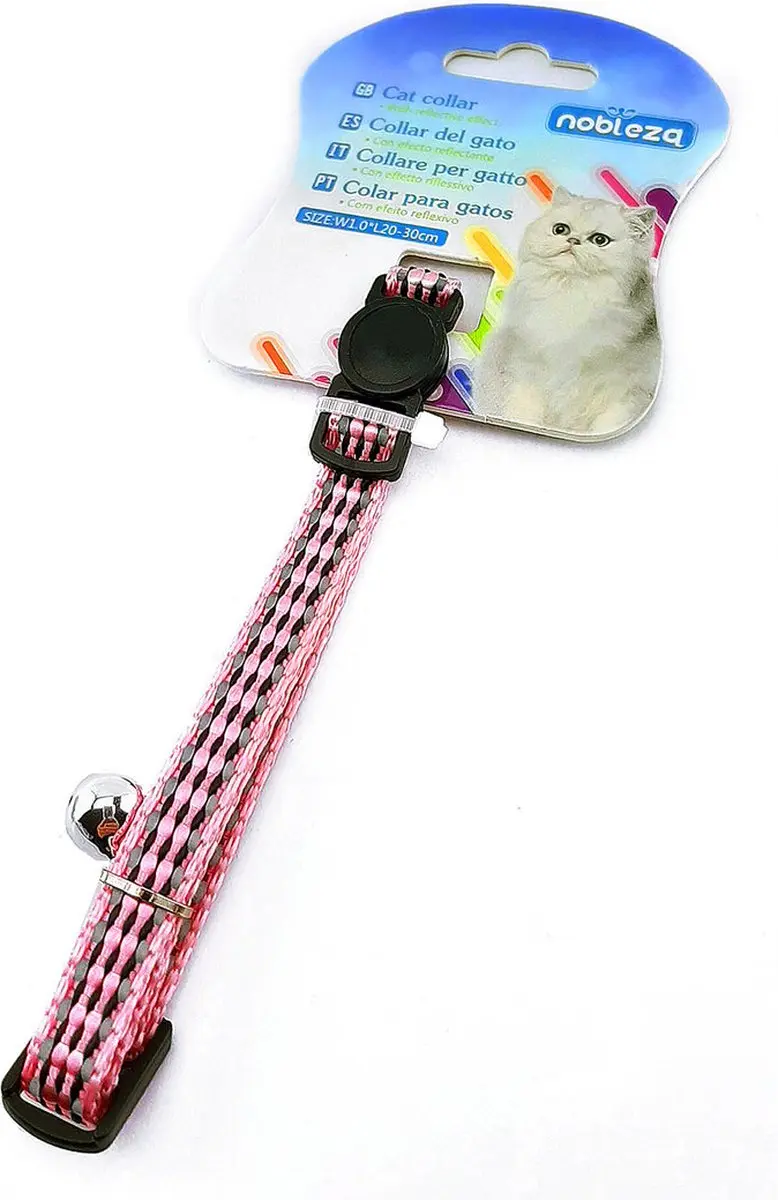 Nobleza Kattenhalsband met Veiligheidssluiting