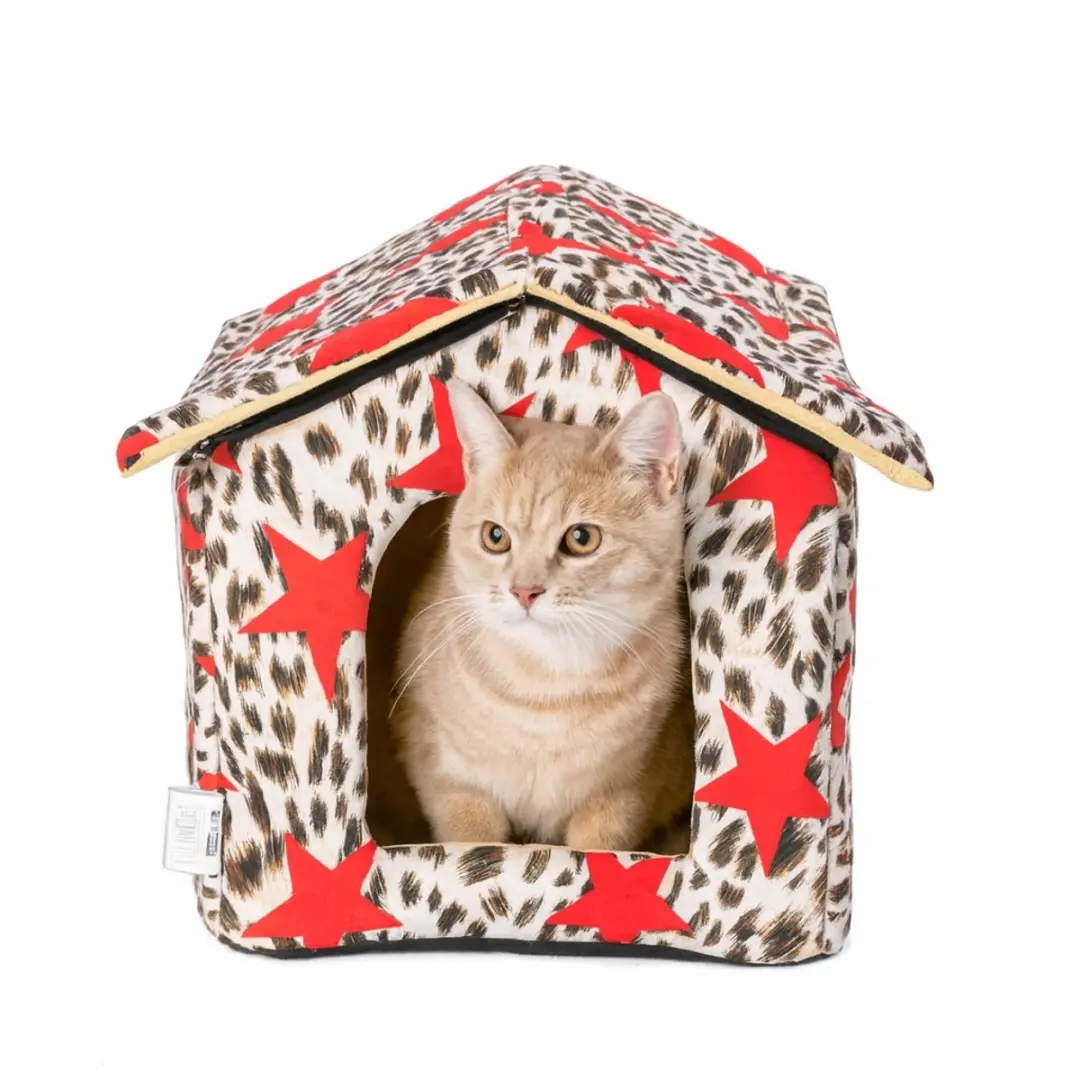 Nobleza Stoffen kattenhuisje
