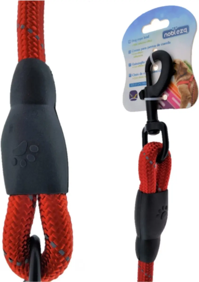 Nobleza Hondenriem 150cm - Rood