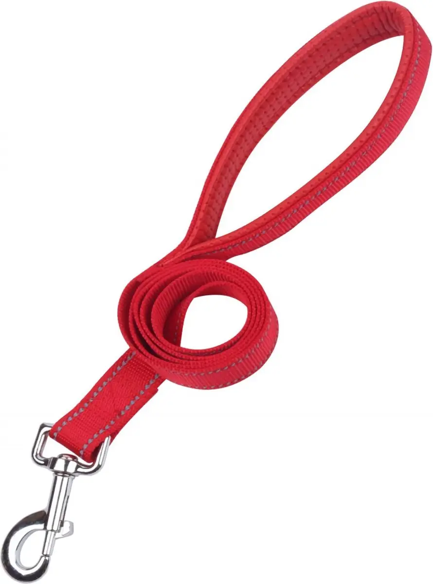 Nobleza Hondenriem Reflecterend 120cm Rood