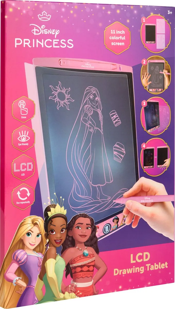 Disney Princess LCD Tekentablet 11 Inch - Multikleur