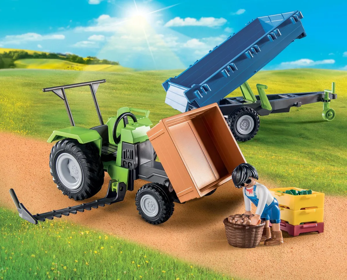 Playmobil Country Trekker met Aanhangwagen 71249 - Multicolor