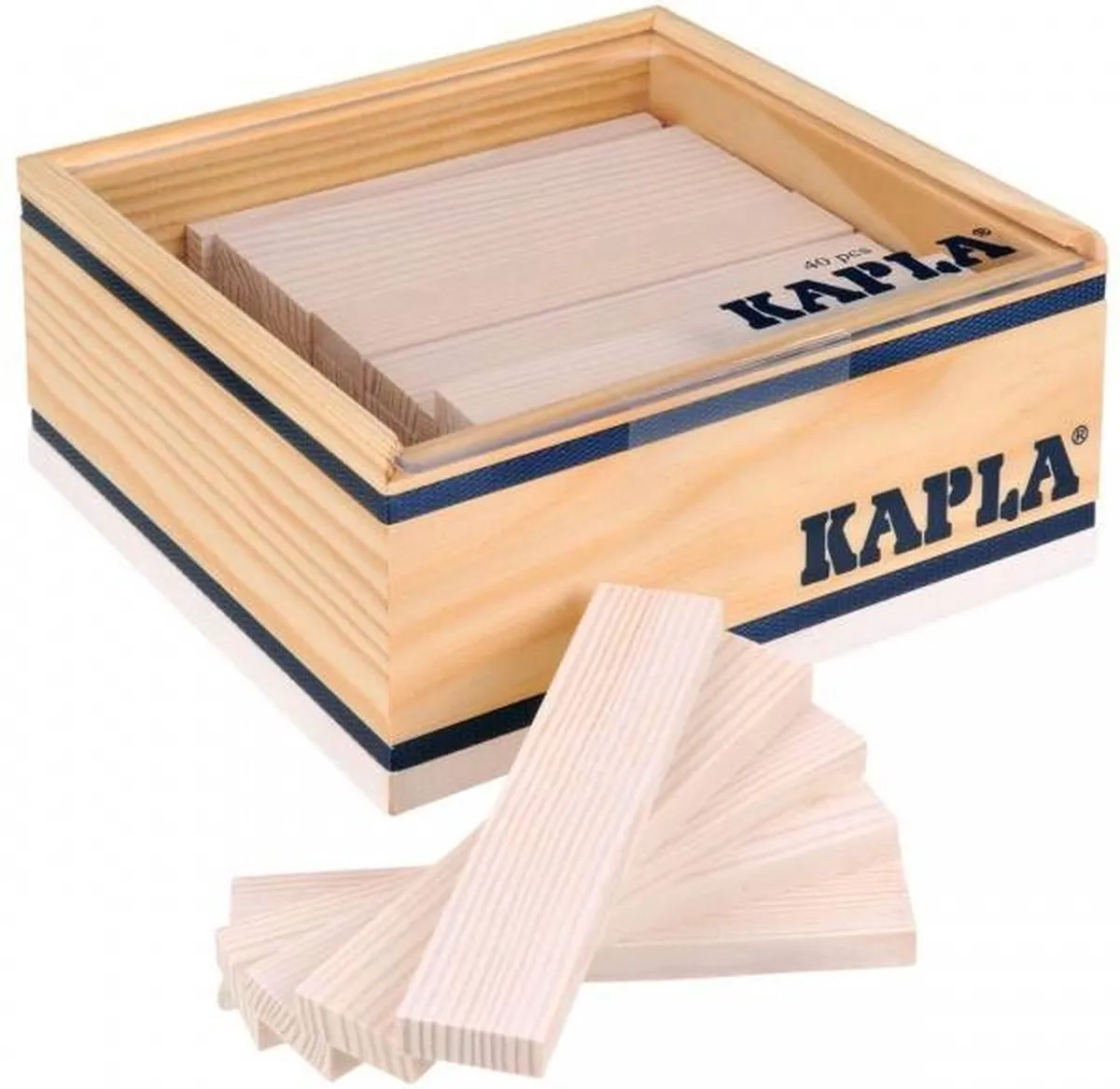 KAPLA Constructiespeelgoed Wit - 40 Plankjes