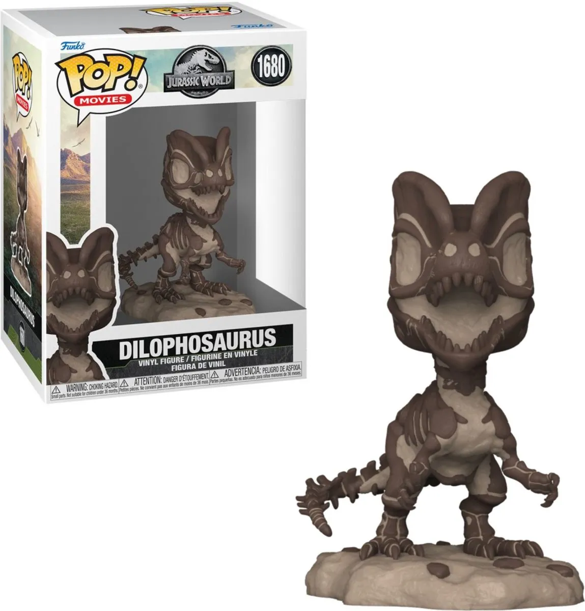 Funko Pop Movies Jurassic World Dilophosaurus #1680 - Multi