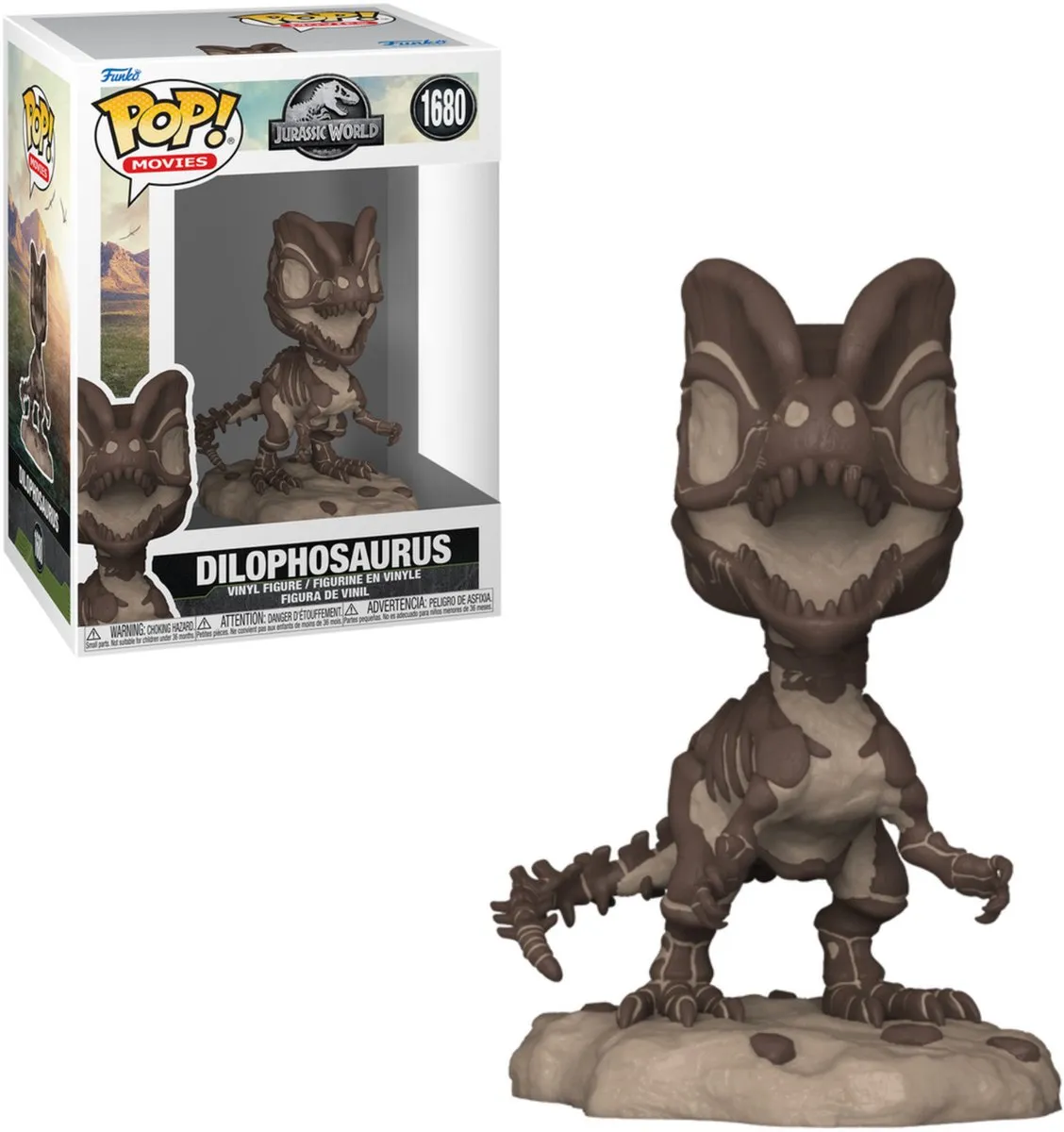 Funko Pop Movies Jurassic World Dilophosaurus #1680 - Multi