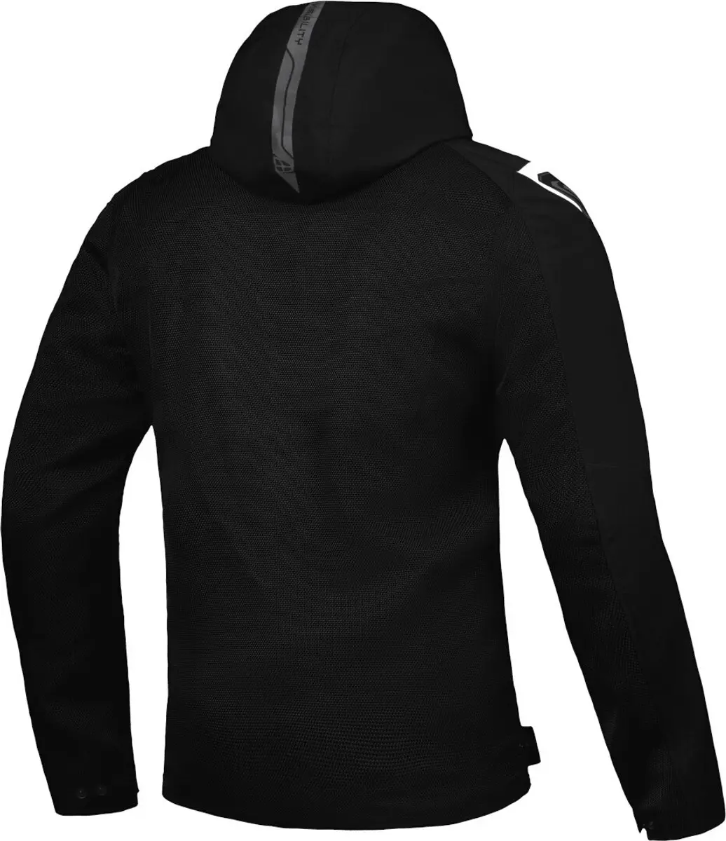 IXON Fierce Textiele Motorjas 4XL - Zwart/Grijs/Wit