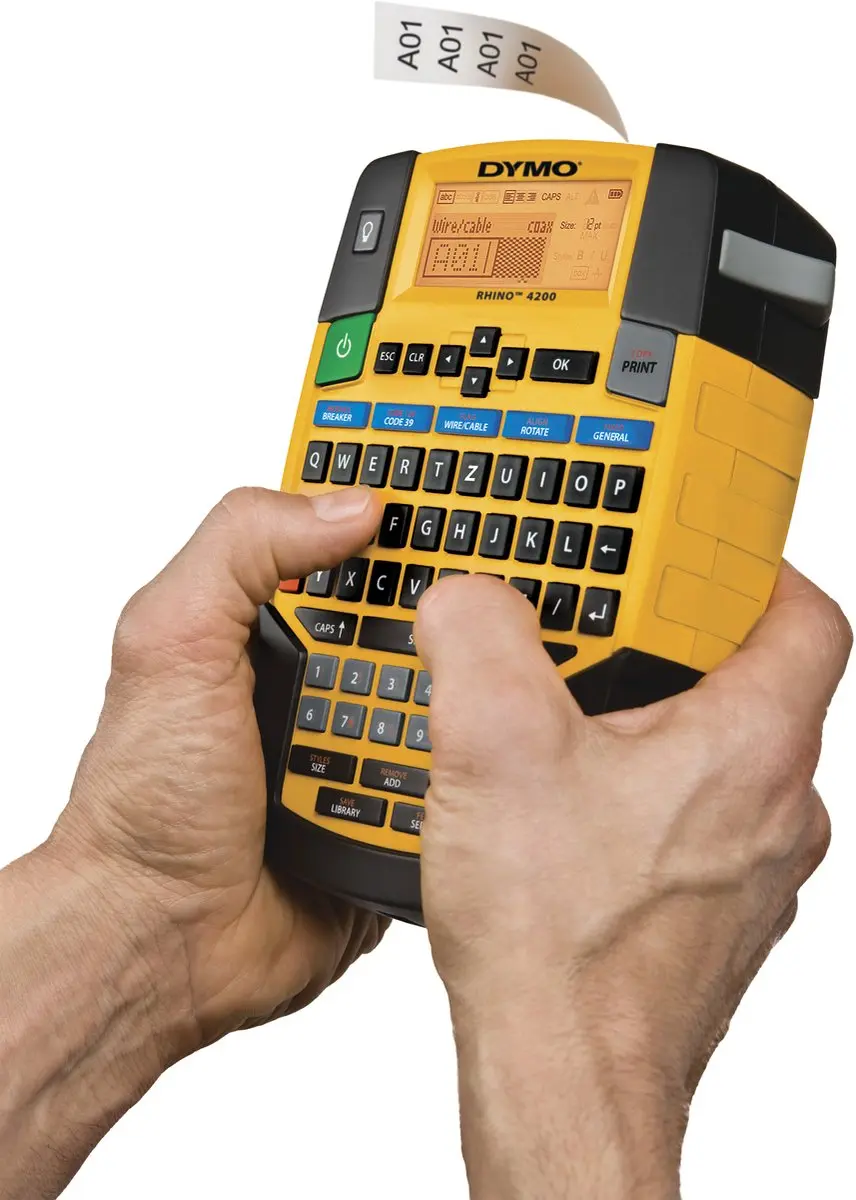DYMO Rhino 4200 Labelprinter - QWERTZ - Geel