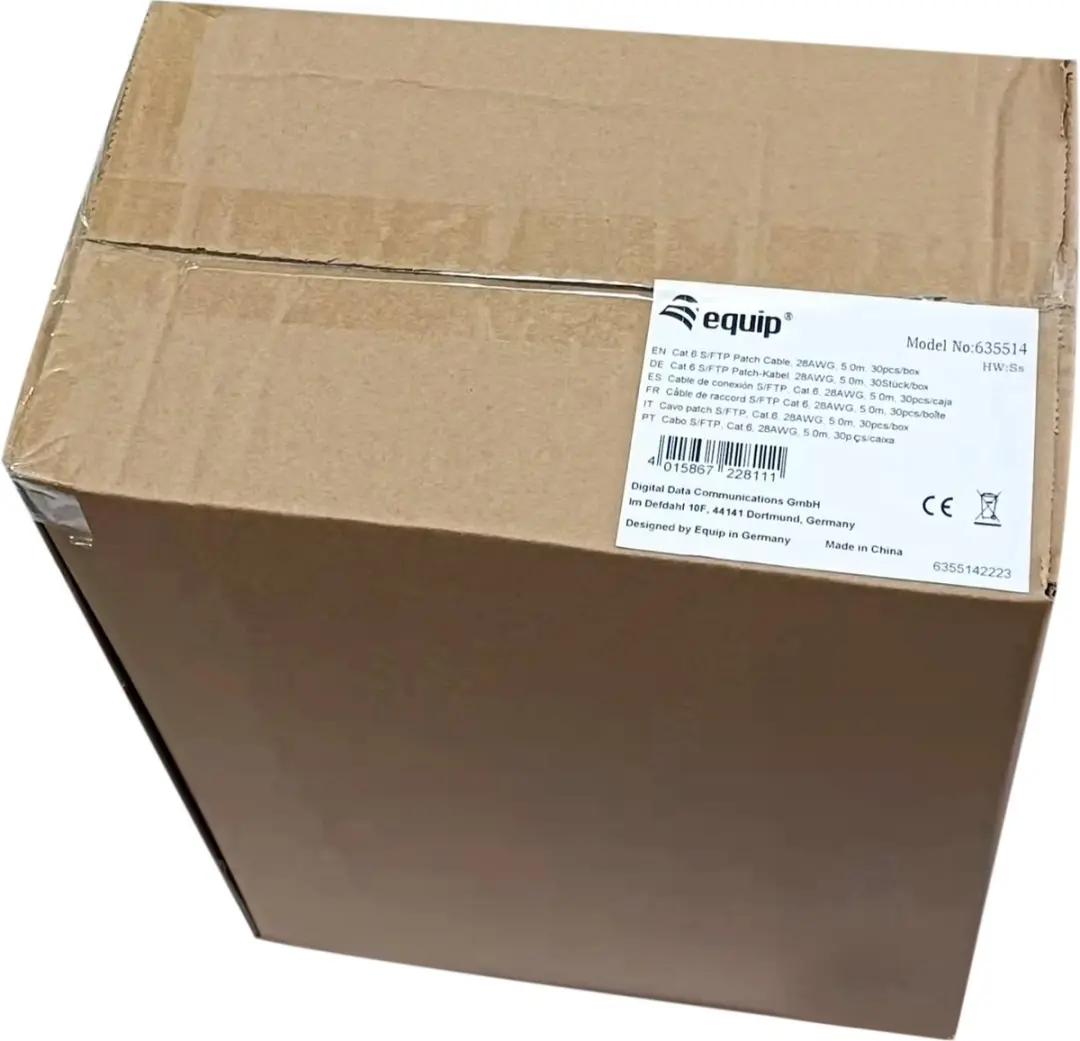 Equip 635514 Patchkabel Cat6 S/FTP 5m - Wit - afbeelding 4 van 4