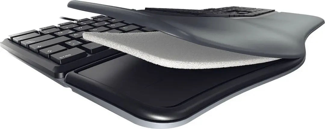 Cherry KC 4500 ERGO Toetsenbord - AZERTY - Zwart - afbeelding 6 van 6