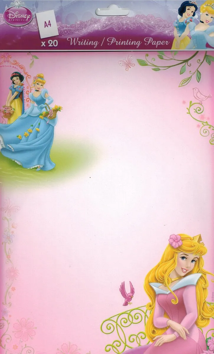 Disney Prinses Schrijfpapier 20 Vel A4
